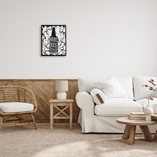 Stupell Industries More Boos Please Ghost Canvas Wall Art